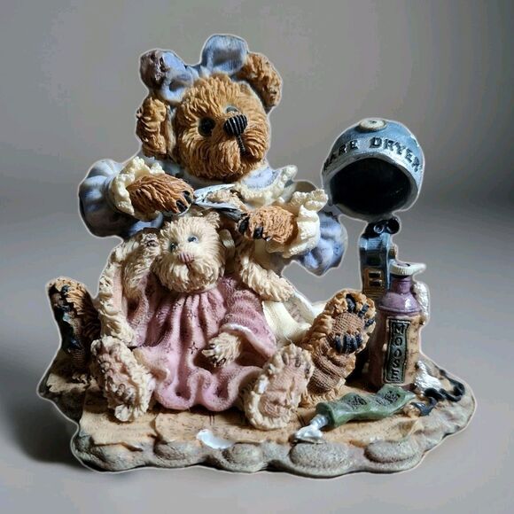 Boyd's Bears  Bearstones A little off the top bear bunny Rabbit Vintage - Picture 1 of 6